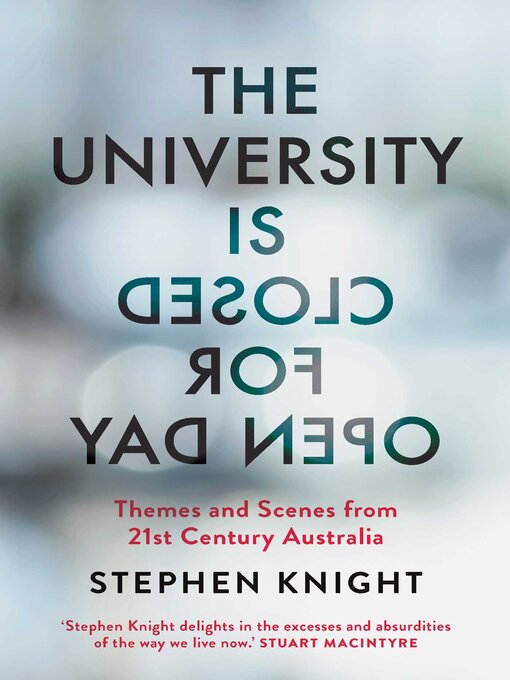 Title details for The University is Closed for Open Day by Stephen Knight - Available